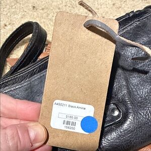 Bed Stu Amina Black Leather Clutch